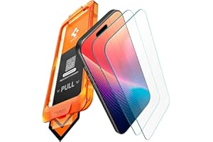 Spigen AlignMaster S Tempered Glass Screen Protector Guard for iPhone 17 Pro Max [2 Pack]