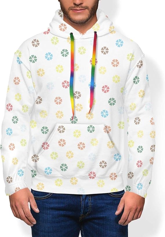 Amazon Co Jp 白黄 葉 厚パーカー メンズ スウェット フード付き 裏起毛 男子 ポケット付き 服 ファッション小物