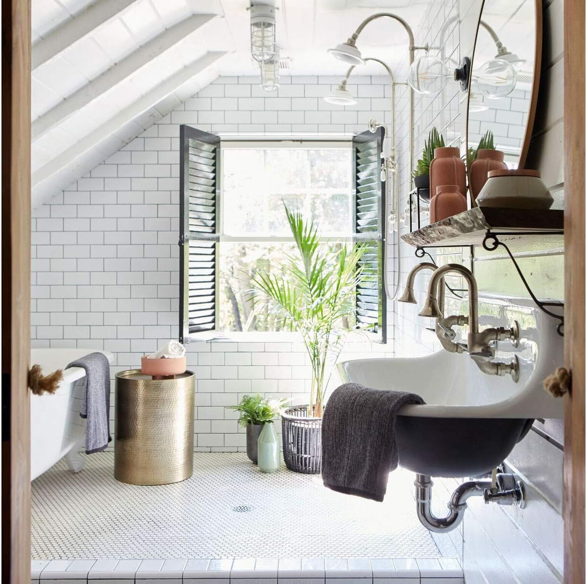 cylinder drum accent table