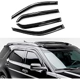 Outside Mount Side Window Rain Guards Visor for for Ford Explorer 2011-2019