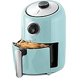 Dash Compact Air Fryer 1.2 L Electric Oven Cooker with Temperature Control, Fry Basket, Recipe Guide, Auto Shut off - Aqua