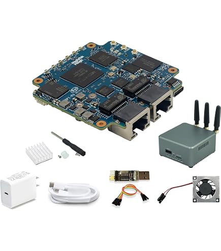 Placa de roteador Banana Pi BPI-R3 Wi-Fi 6 OpenSource sem fio de