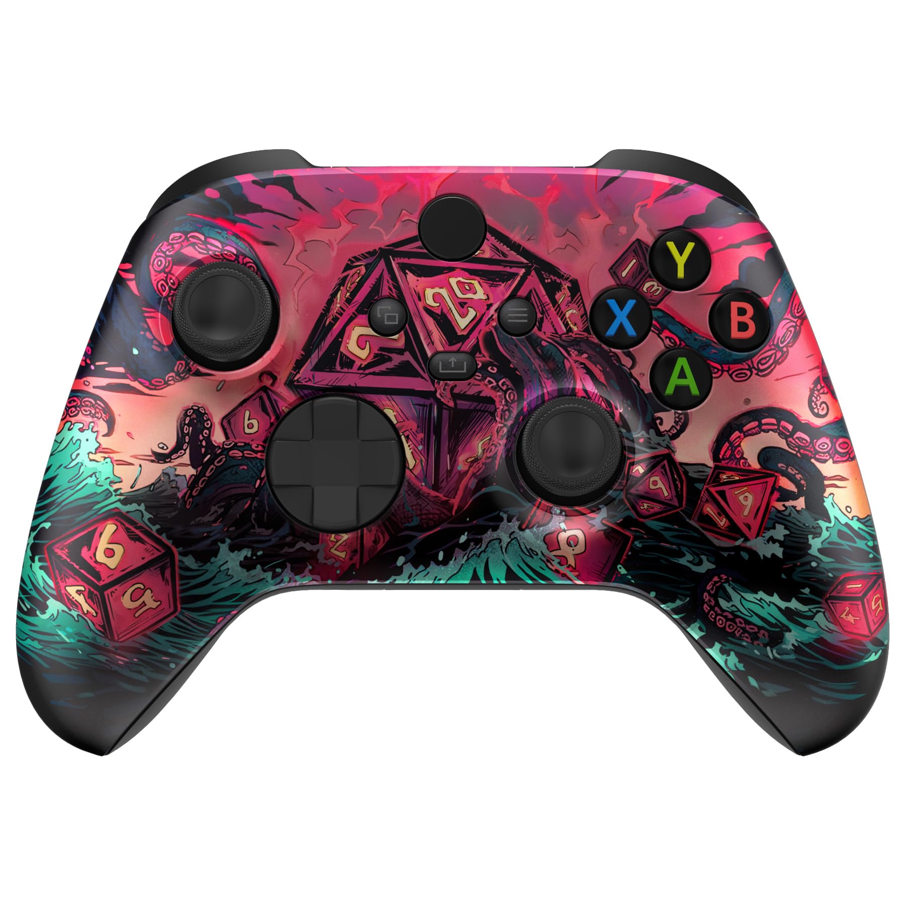 eXtremeRate Replacement Shell for Xbox Series X & S Controller - Unleash Your Style - Treasure of Abyss Custom Acessories Skin Front Housing Cover