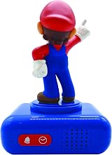 LEXIBOOK Super Mario Nightlight Alarm Clock LCD Backlit Snooze Blue RL800NI view 3