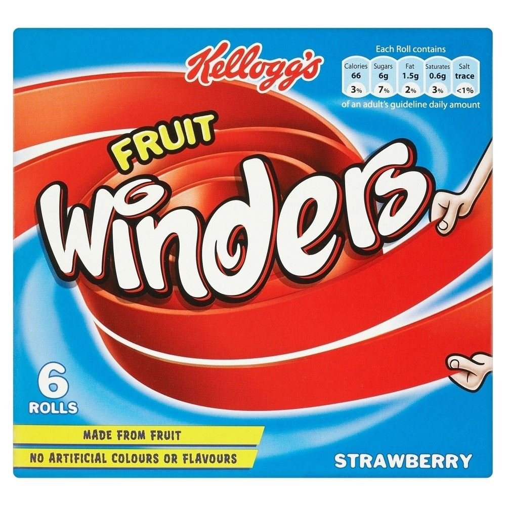 Kellogg's Fruit Winders Strawberry 