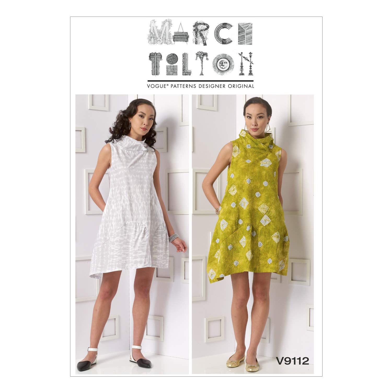 Vogue Patterns 9112 Y,Misses Dress, XSM(4-6)-SML(8-10)-MED(12-14), Size Y (X-Small-Small-Medium) US