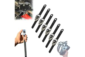 FGBETCV Heavy-Duty Grip Lock Strap, Connectable Multipurpos Ratchet Straps,Adjustable Heavy-Duty Lockable Tie Down Straps,Reusable Secure Anything (6pcs)