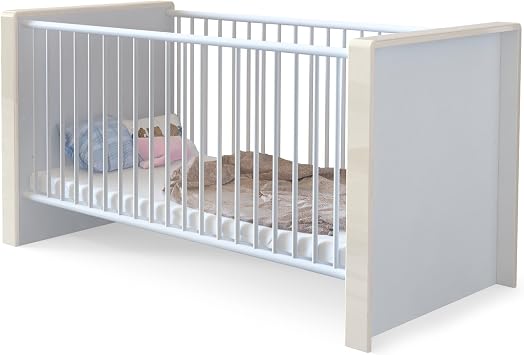 Babybett Gitterbett Kinderbett Umbaubar Nandini Korpus In Weiss