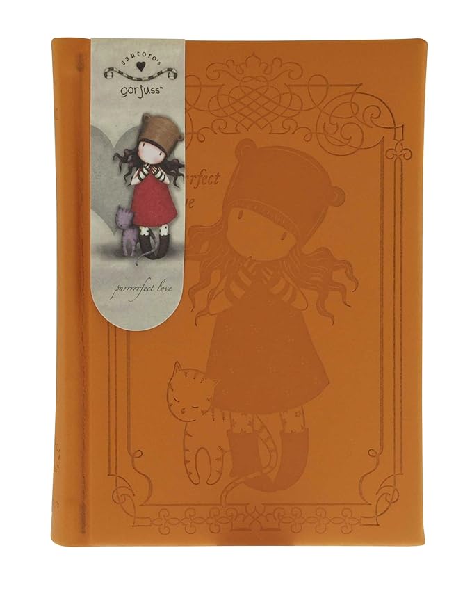 Santoro Gorjuss Purrrfect Love Embossed Notebook Amazon.co.uk Office