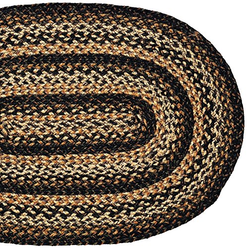 Best braided oval rug black for sale 2016 Save Expert