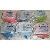 Andover CO-Flex NL 2"x5Yds Color 6-Pack Cohesive Flexible Elastic Latex Free Bandage Compression Self Adherent Wrap Bright Neon Purple Yellow Blue for Children Animals Pets Cats Dogs Horses 5200CP