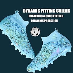 HESBITEUL Soccer Cleats for Men Women Football Turf
