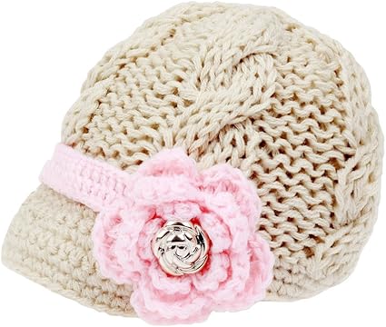 toddler knit hat with brim