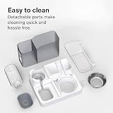 Vivo Technologies 2 in 1 Automatic Cat Feeder and Water Dispenser 3.8L Grey view 6