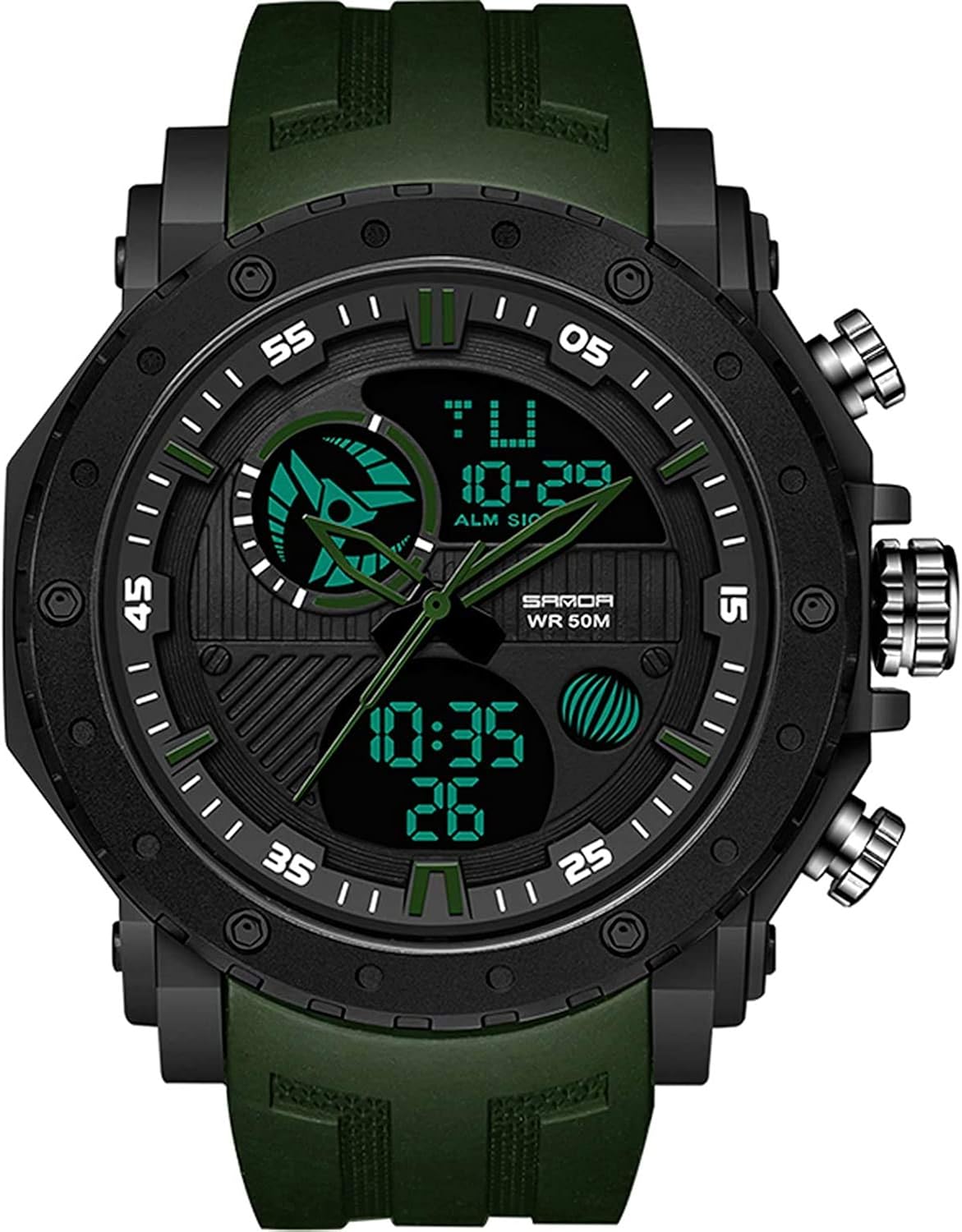 Mens Tactical Watch Military Watches for Men Digital/Analog