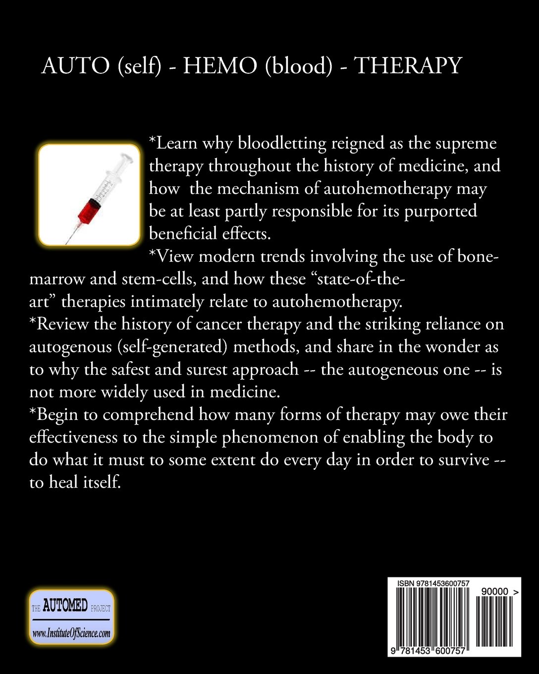 Autohemotherapy Reference Manual Definitive Guide - 