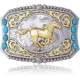 JAOYU Cowboy Belt Buckle for Men Women Ghost Skeleton Skull Western Longhorn Texas Rodeo Belt Buckle for Cowboy Cowgirls