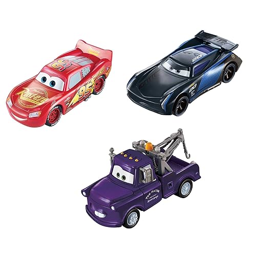 Mattel Disney and Pixar Cars Toys, Color Changers 3-Pack Vehicles