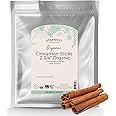Starwest Botanicals Organic Cinnamon Sticks Whole - Spice for Tea, Cooking, & Baking, Korintje Cinnamon, Sweet & Mellow Flavor, Certified Kosher, Non-GMO - Bulk 1 lb Bag