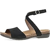 Dansko Rafferty Sandal for Women – Memory Foam and Cork Footbed for Comfort and Arch Support – Lightweight Rubber Outsole for Long-Lasting Wear