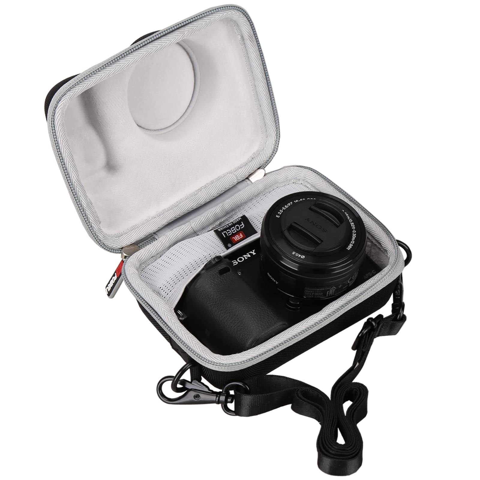 Photo 1 of FBLFOBELI EVA Hard Portable Carrying Case for Sony Alpha a6000/a6400/a6600/a6100/a5100 Mirrorless Digital Camera (Case Only)