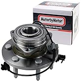 MotorbyMotor 515096 Front Wheel Bearing and Hub Assembly 4WD with ABS 6 Lug for Chevy Silverado Suburban Avalanche 1500 Tahoe, GMC Sierra 1500 Yukon XL, Cadillac Escalade ESV EXT Hub Bearing 4x4
