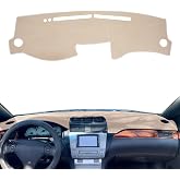 puxhig Dash Cover Custom Fit for Toyota Solara 2004 2005 2006 2007 2008 with Cutout for Climate Sensor and Light Sensor, Dashboard Cover Mat Pad Carpet Protector (Beige)