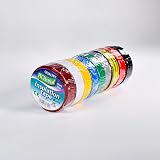 Mercury 20 Metre Electrical Insulation Tape White PVC Adhesive BS Approved view 7