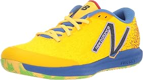 New Balance Women's 996v4 Tennis Shoes - Yellow/Red/Blue (Size 6.5)