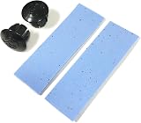 Cinelli Original Cork Handlebar Tape Plugs Blue Prince view 3