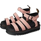 Dr. Martens Womens Blaire Fisherman Sandal, Peach Beige Pisa, 8 US