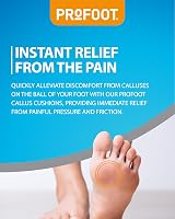 PROFOOT Callus Cushions 6 Super Soft Foam Pads Hypoallergenic Adhesive view 5
