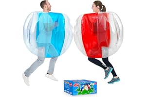 X XBEN XBEN Inflatable Bumper Balls (2-Pack) – 47" Giant Human Hamster Ball for Kids & Adults – Durable PVC, Safe Outdoor Play – Team Games, Pool Parties, Backyard Fun – Great Gift Idea