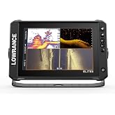 Lowrance Elite FS Fish Finder/Chartplotter, 7-12 Inch, C-MAP Charts | 7, 9, 10 or 12-inch display; transducer options; Preloaded C-MAP DISCOVER OnBoard Charts; networking; ActiveTarget 2 XL ready