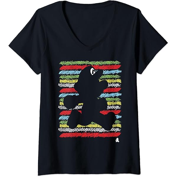 Amazon.com: Womens Super Mario Colorful Pop Art Group Shot V-Neck