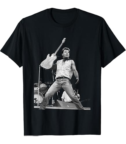 Amazon.com: Bruce Springsteen Tour 84-85 T-Shirt, Multicoloured
