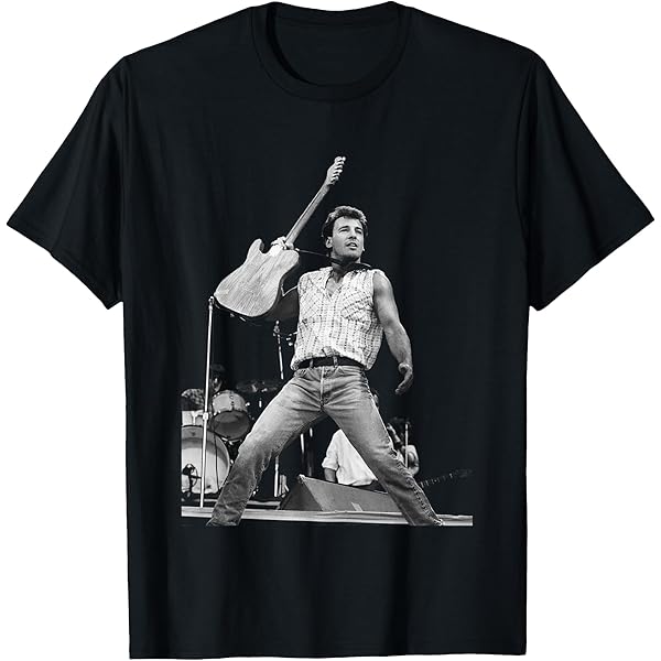 Amazon.com: Bruce Springsteen Tour 84-85 T-Shirt, Multicoloured
