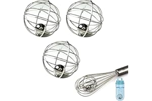 SNAIL GARDEN 3 Pcs Shaker Balls - Stainless Steel Protein Mixing Ball for Shaker Bottles and Liquid Mixing
