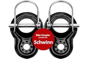 Bike Coupler, Coupler Hitch Attachments Compatible with Schwinn & Instep Bike Trailers, Aftermarket Replacement | Bike Coupler, Designed for Bicycle Carriers & More by Evo Dyne