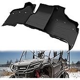 CPOWACE Front Floor Mats Compatible with 2016-2025 Honda Pioneer 1000 3P 5P 6P Accessories TPE Front Row Floor Slush Liner All Weather Protection Replacement for 0SP63-HL4-101, 0SP63-HL4-102