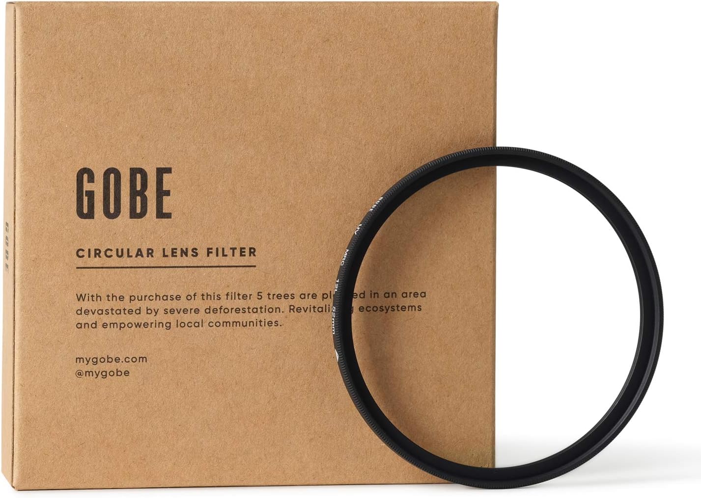 Gobe 52mm UV Lens Filter, Black, 52 mm