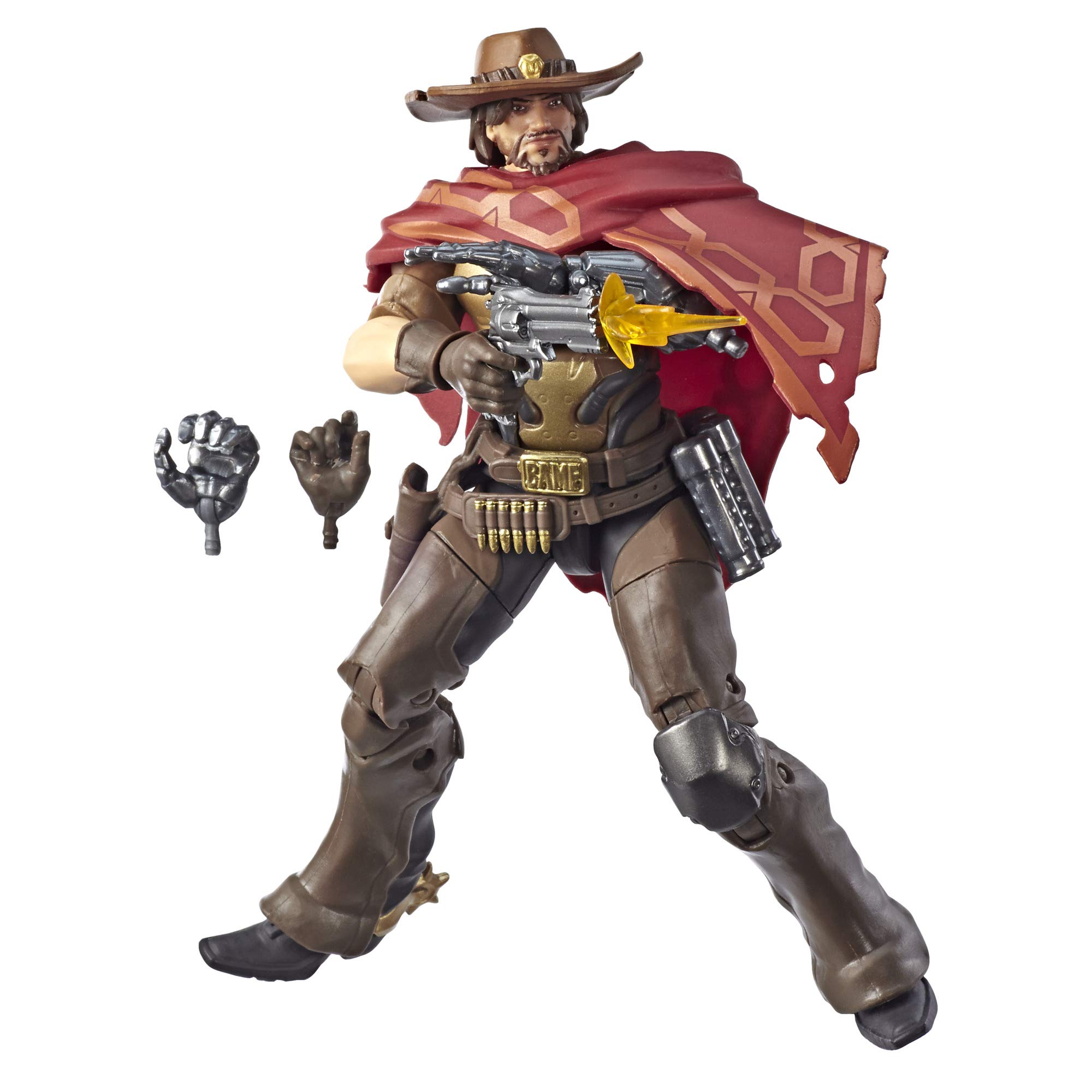OVERWATCH Ultimates Series Mccree 6-Inch-Scale Collectible Video Game Character Action Figure with Accessories