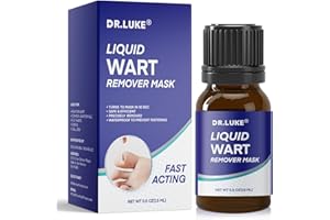 DR. LUKE Plantar Wart Corn Remover Freeze Off For Feet: Strongest Wart Corn Removers for Toes Feet - Exclusive Formula 17% Salicylic Acid Wart Freeze Off for Plantar Wart, Common Wart, Flat Wart, Corn - 0.5 Oz