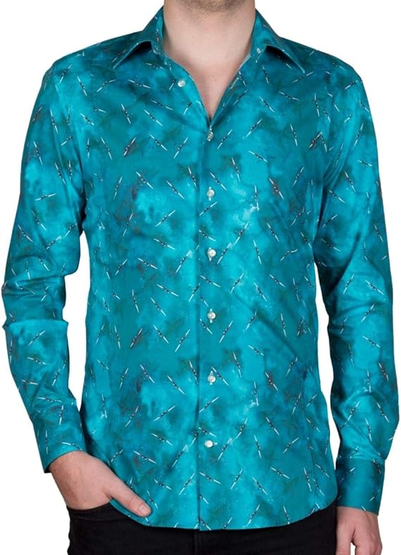 Amazon コトンドゥ Cotondoux メンズ 長袖シャツ 柄シャツ 青シャツ 派手シャツ カヤック ブルーシャツ M02ad19kayak シャツ 通販 Amazon コトンドゥ Cotondoux メンズ 長袖シャツ 柄シャツ 青シャツ 派手シャツ カヤック ブルーシャツ M02ad19kayak シャツ 通販