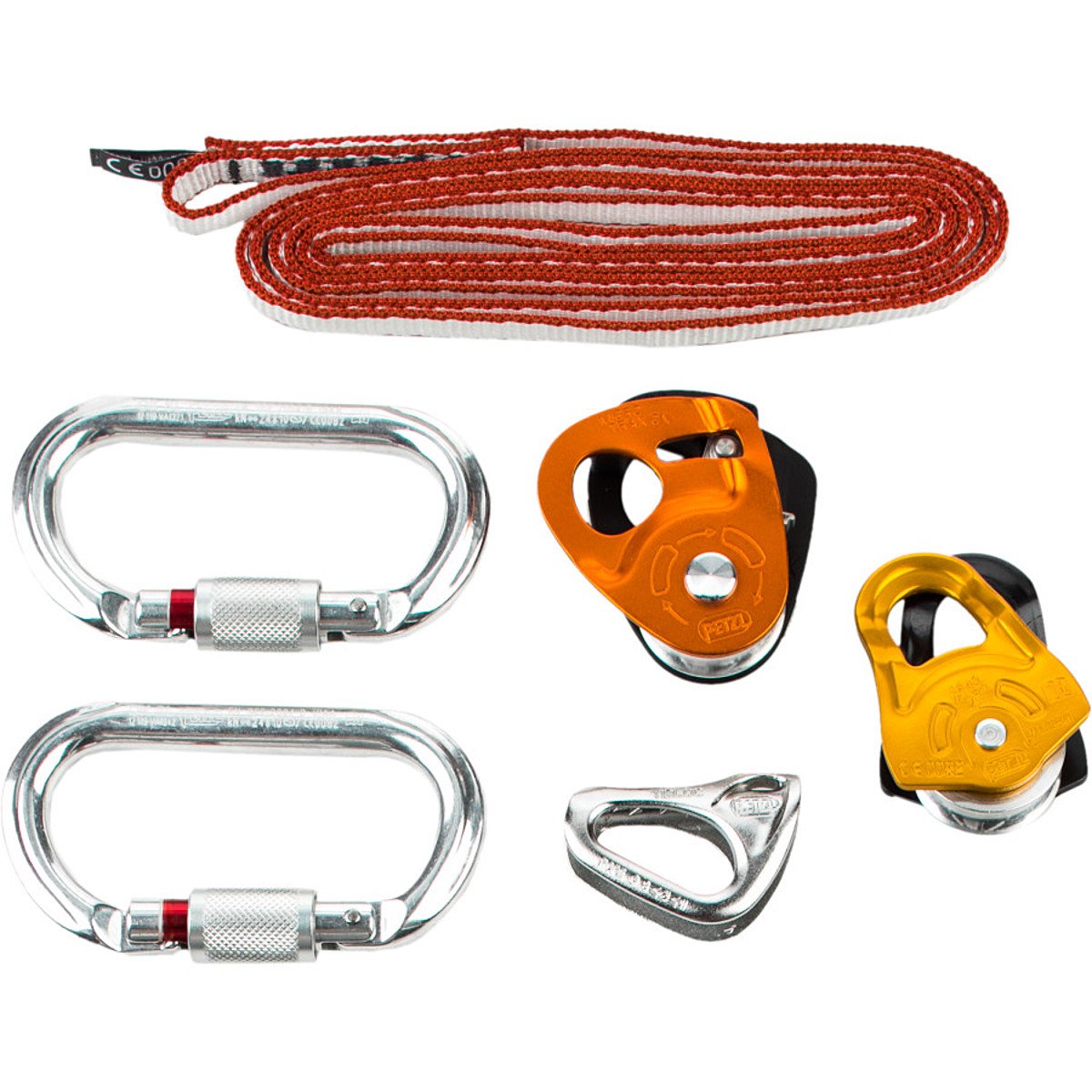 Petzl KIT SECOURS CREVASSE, Kit for Hauling and Self