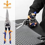WISEPRO 12" Heavy Duty Aviation Snips Straight Cut Compound Metal Cutter Sheet view 6