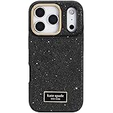 kate spade new york iPhone 17 Pro Max Case - Compatible with MagSafe - Designer Phone Case - Crystal Pave Nightfall