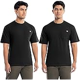 Wrangler Mens Short Sleeve Pocket T-Shirt, 2-Pack