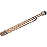 Rheem SP10869PH Screw-In Water Heater Element – 240V, 5500W, Premium Stainless Steel, Fold-Back Design, 13.47in Length – Replacement For Electric Water Heaters