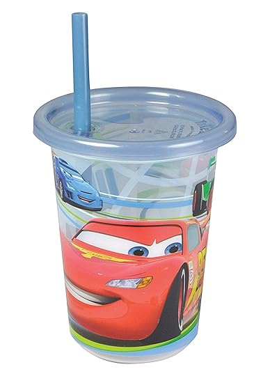 The First Years Cars Sava 10 Ounce Straw Cups, (Multicolor)